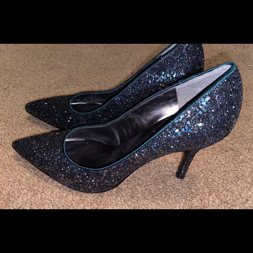 Size 8.5 Nine West Glitter high heels